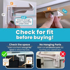 Upgraded Invisible Baby Proofing Cabinet Latch Locks - Image 3