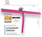 GÜTEWERK Shower Squeegee for Glass Doors, Silicone Window Squeegee, Bathroom - Image 3