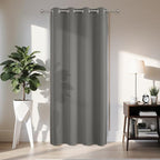 Joydeco Blackout Door Curtain for Doorway Privacy 90 Inches Long, Grommet by JOYDECO
