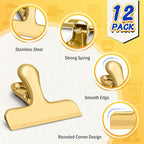 VNDUEEY 12 Pack Chip Clips, Stainless Steel Bag Clips - Image 4