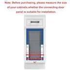 Single Pullout Trash Can for Under Kitchen Cabinets Include Single 35QT Trash - Image 3