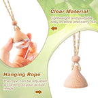 BBTO 50 Pcs Hanging Car Air Freshener Car Diffuser Bottles Empty Glass Perfume - Image 4