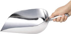 New Star Foodservice 34608 One-Piece Cast Aluminum Round Bottom Bar Ice Flour - Image 3