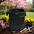YUDI & GARDEN 19 Gallon Square Collapsible Yard Waste Bin｜Collapsible Trash - Image 7