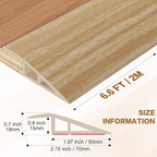 Floor Transition Strip Vinyl Door Threshold Ramp Self Adhesive Carpet Edging - Image 7