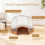 Square Chair Leg Floor Protectors Medium 24Pcs, Silicone Chair Leg Protectors - Image 7