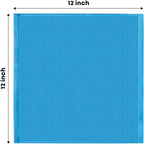 Artoid Mode 100% Cotton Sky Blue Waffle Weave Kitchen Dish Cloths, 12x12 Inch - Image 6