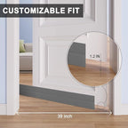 Door Draft Stopper, Door Sweep for Bottom of Doors, Weather Stripping Seal - Image 8