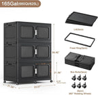 BROVIEW 660 Qt Stackable Storage Bin - Image 2