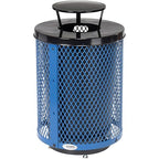 Global Industrial Outdoor Diamond Steel Trash Can by GlobalIndustrial