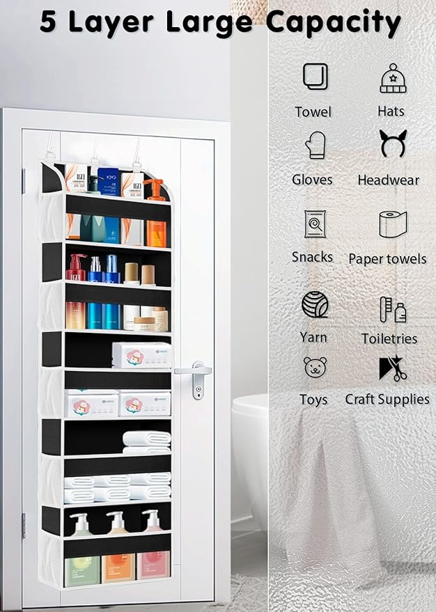 2 Pack Over The Door Storage Organizer - Image 4