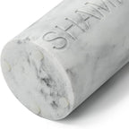 Matte White Shampoo Dispenser Modern Refillable Pump Bottle - Image 3