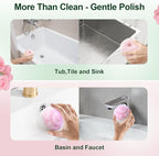 Hard Bristle Crevice Cleaning Brush & Non Scratch Soft Scrub Brush Set - Image 4