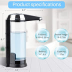 Secura 17oz Automatic Liquid Soap Dispenser, Touchless Battery Operated Hand - Image 8