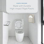 EZbrnd Wall Mount Half-Fold Toilet Seat Cover Dispenser - Image 4