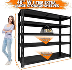 Storage Shelves Heavy Duty, 5-tier Adjustable Metal Industrial Utility Shelf - Image 3