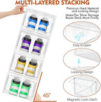 6 Pack Thicken Shoe Organizer Stackable, Upgraded Sturdy Shoe Storage Box - Image 3