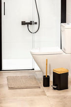 Vigar Zense Toilet Brush and Holder Set, Toilet Bowl Brush - Image 5