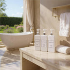 Modern Design Large 27 oz Shampoo and Conditioner Dispensers - Image 7