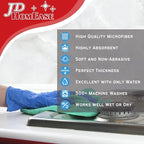 Microfiber Cleaning Cloths, 24 Pack, All-Purpose, Highly Absorbent, Washable - Image 4