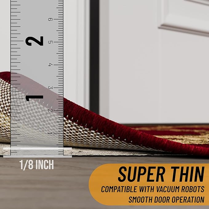 Ottomanson 2'7" x 12' Non-Slip Rug Pad Gripper 1/12 Inch Ultra Thin Dual - Image 6