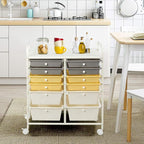 GOFLAME 12-Drawer Rolling Storage Cart, Mobile Utility Cart - Image 9