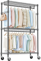 IZEUK Heavy Duty Rolling Garment Rack by IZEUK