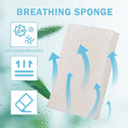 YoleShy White Sponges Kitchen 10 Pack Natural Compressed Cellulose Sponges - Image 6