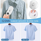 Travel Steamer for Clothes Portable Mini, 8 Steam & Iron Modes Iron Steamer - Image 5