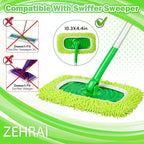 6Pcs Reusable Microfiber Mop Pads Compatible - Image 2