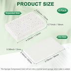 6-Pack Kitchen Sponges, Condense Eco Cellulose Non-Scratch Scrub Heavy Sponge - Image 3