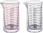 Ackers 4 Oz Glass Measuring Cup, Borosilicate Shot Glass by AckersBORO33