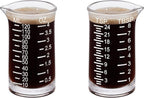 Ackers 4 Oz Glass Measuring Cup, Borosilicate Shot Glass - Image 6
