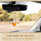 BBTO 50 Pcs Hanging Car Air Freshener Car Diffuser Bottles Empty Glass Perfume - Image 5