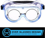 Yunsailing Protective Safety Goggles Lab Over Glasses Clear Anti Fog Eye - Image 3