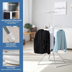 GCCSJ 4-Legged Foldable and Portable Clothes Drying Rack, Collapsible Octopus - Image 2