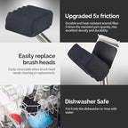 Grill Brush Bristle Free, Upgraded Aramid Fiber Wavy Pad Perfect - Image 6