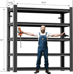 Garage Shelving, 5 Tier 72"X47.2"X23.6"Inches, Storage Shelves Heavy Duty - Image 2
