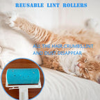 Reusable Portable Lint Roller 4 Pack, Washable Sticky Lint Roller Travel Pet - Image 6