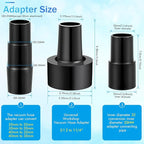 6 Pcs Vacuum Attachments Accessories VAC Attachments 1.25'' 25mm and 36mm Shop - Image 3