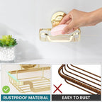 TAILI Soap Holder Bar Dish Suction Cup, Bar Shampoo Rack - Image 7