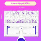 Power Mop Refills for Swiffer | 40 Count Disposable Pads for Wet & Dry Cleaning - Image 2