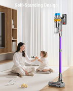 Cordless Vacuum Cleaner, 600W 50KPA 70Min Powerful Vacuum Cleaners - Image 4