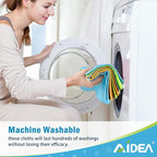 AIDEA Microfiber Glass Cleaning Cloths, Lint Free Quickly Clean Windows - Image 6