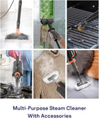 Steam Mop Cleaner with Detachable Handheld Steamer, 20 in 1 Wired Steam Cleaner - Image 4