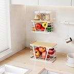 2 Pack Stackable Laundry Room Organization and Storage, Laundry Room Decor and - Image 6