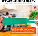 Vgo... 3-Pairs Reusable Household Gloves, Rubber Dishwashing gloves, Extra - Image 5