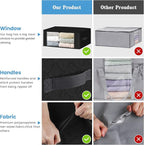 HomeHacks Storage 10-Pack Clothes Organizer Storage Bags Foldable Storage Box - Image 4