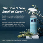 CleanBoss Botanical Disinfectant - 24 oz - Multi-Surface Cleaner - Kills 99.9% - Image 2