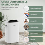 Shinco 86 Pints Dehumidifier for Home and Basements, 5000 Sq.Ft Dehumidifiers - Image 7